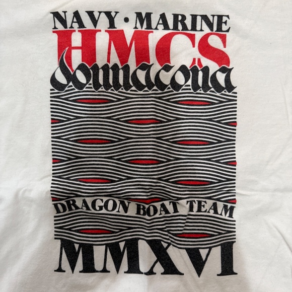 Alstyle HMCS Donnacona Graphic Tee White Regular - Picture 4 of 6